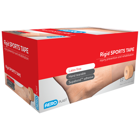AEROPLAST Rigid Sports Tape 3.8cm x 13.7M Box/12
