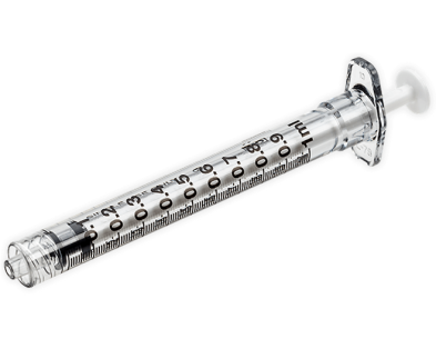Syringe Disposable 1mL Leur Lock - Box 100