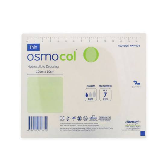Osmocol¨ Hydrocolloid Dressing Sterile Latex Free Standard 20cm x 20cm
