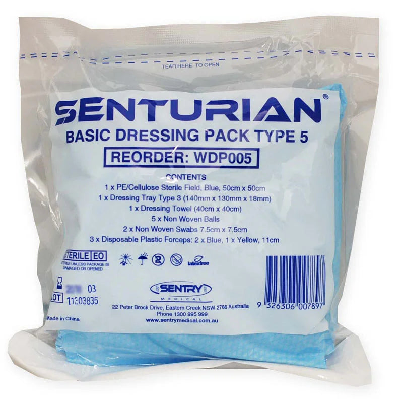Senturian Basic Dressing Pack Sterile No #5 - Pack 20