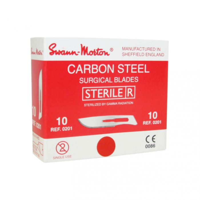 Swann-Morton Disp Sterile Scalpel Blade #12 - Box 100