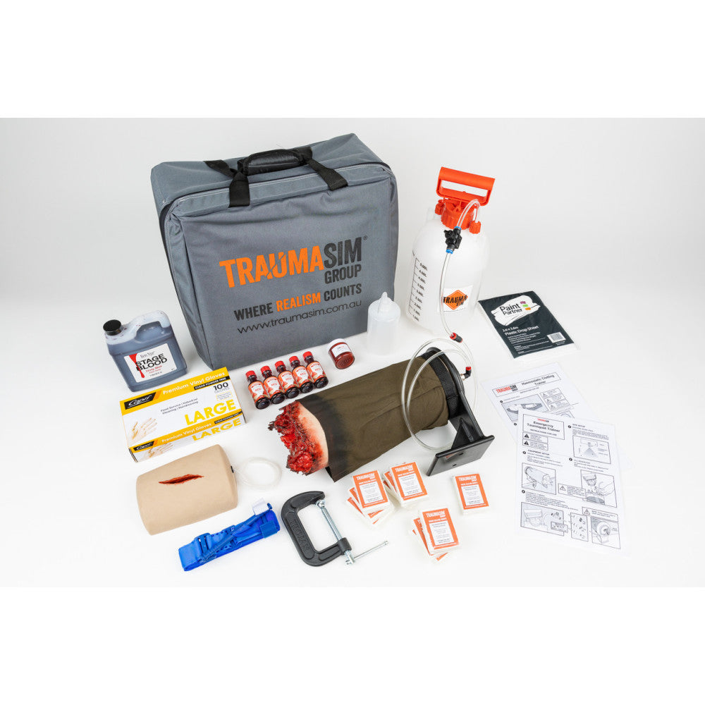 TRAUMASIM Bleed Control Trainer Kit - Leg - Promed Supplies Pty Ltd